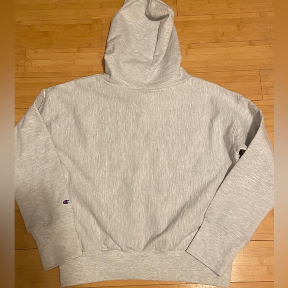 ❄️ SALE Champion Reverse Weave Key Biscayne Miami FL Hoodie Woman’s Small Gray - Picture 5 of 6